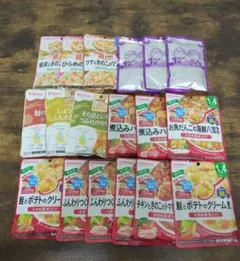 9か月頃から　1歳から　1歳4か月頃から　ベビーフード　18点
