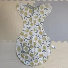 スワドル　レモン柄　おくるみ　ベビースリーパー