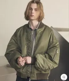 美品　Prime-Over Nylon MA-1 Bomber Jacket