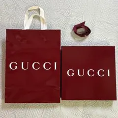 GUCCI 箱 ショップ袋 リボンセット