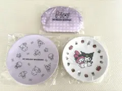 モスバーガー 福袋 2026 メラミンプレート ポーチ クロミ マイメロディ