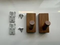 MUJI 壁につけられる家具　フック　2つセット