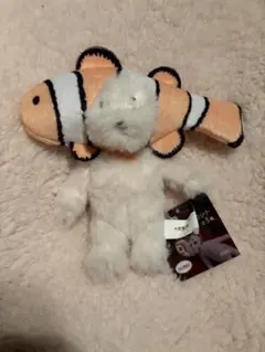 犬記録 ぬいぐるみ マスコット クマノミ犬 プライズ