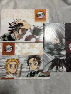 鬼滅の刃　無限列車編　遊郭編　アイキャッチクリアファイル　煉獄杏寿郎　竈門炭治郎