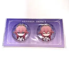 【新品・未開封】　原神　缶バッジ　八重神子のサムネイル
