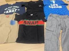 110センチ　半袖Tシャツ　5枚　ハーフパンツのサムネイル