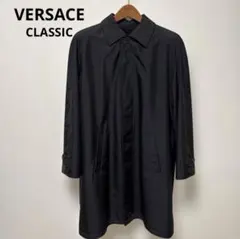 VERSACE CLASSIC ブラック ステンカラーコート　リバーシブル 2025年最新】VERSACE ステンカラーコートの人気アイテム - メルカリ