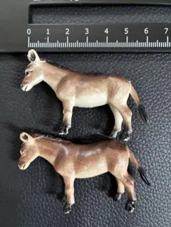 ロバ フィギュア 2体セットのサムネイル