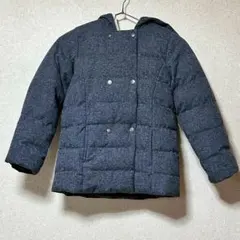 プチバトー ダウンジャケット キッズ128 灰色 厚手　上品 暖か 冬 アウター