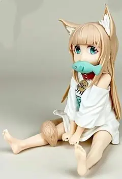 うちのねこが女の子でかわいい きなこ お座りおさかなver フィギュア