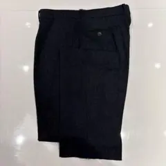 チャコールグレー　ワンタックスラックス