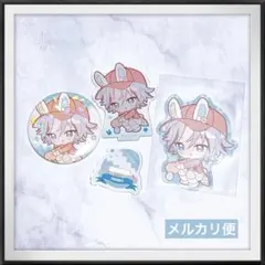 新品★ あんスタ アニカフェ 維吹 アクスタ 缶バッジ キラキラ ステッカー