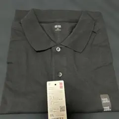 UNIQLO ドライカノコ　ポロシャツ+ ブラックXXL 新品未使用