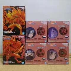 NARUTO ナルト 疾風伝　九喇嘛Ⅱフィギュア　写輪眼ルームライト　６個セット