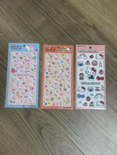 エポキシステッカー　ハローキティ　PETA MELLOW キティー3枚セット