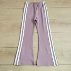 devirock サイドストライプ ロングパンツ 120cm　くすみピンク