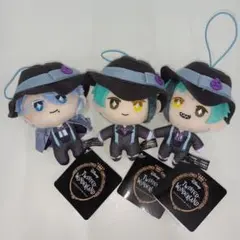タグ付き　ツイステ　EX寮服マスコット　アズール　ジェイド　フロイド　3点セット