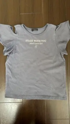 Jenni Love Girl フリルTシャツ 140サイズ グレー