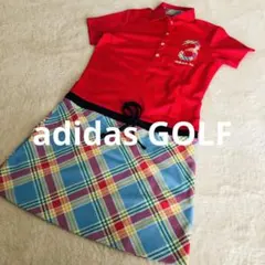 adidas GOLF アディダスゴルフ 半袖ワンピース　ピンク　Mサイズ