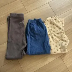 ユニクロ　ペアマノン　レギンス　3点セット