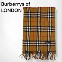 【ヴィンテージ】Burberrys マフラー ノバチェック 英国製 ウール100