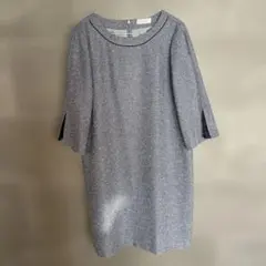 レリアン　ワンピース　大きいサイズ　13➕　セレモニー　ネイビー　レース