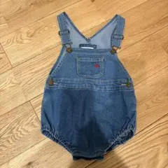 春夏　POLO Baby デニムオーバーオール 80