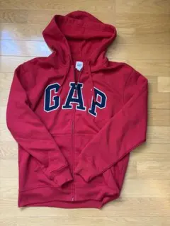 gap フルジップアップパーカー　xs 赤