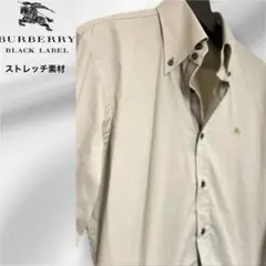 BURBERRY BLACK LABEL ノバチェック切替シャツ サイズ1