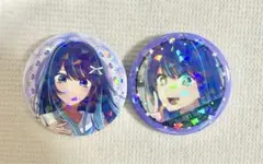 推しの子 カラ鉄コラボ vol.3 ホログラム缶バッジ A 黒川あかねのサムネイル