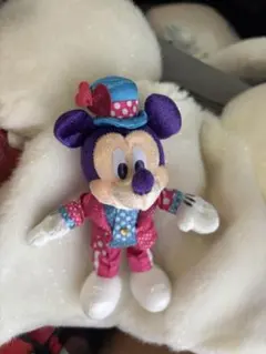 ミッキー　ぬいぐるみバッチ