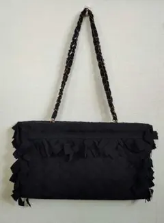 LANVIN ショルダーバッグ パイソン柄 チェーン - メルカリ