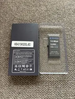 iPhone13 Mini用　BOKMAN 3200mAhバッテリー 交換セット