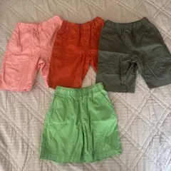 【4点セット】GU ハーフパンツ 110cm