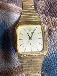 ELGIN QUARTZ 腕時計 ゴールドカラー 本体のサムネイル