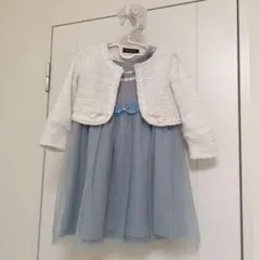 水色フォーマルドレス ジャケット付き