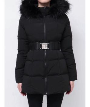 GYDA GYGYベルト付きロングダウンコート