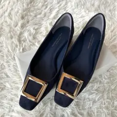 ♦︎美品　グリーンレーベルリラクシング　スクエアバックル パンプス　撥水