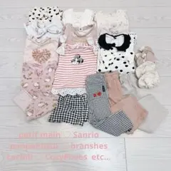 ♡プティマイン♡サンリオなど♡ ベビー服　春夏　まとめ売り15点セット 80cm