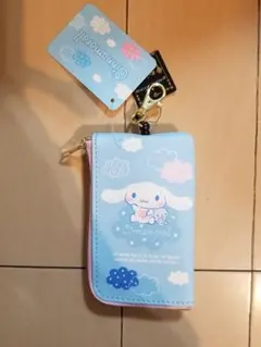 シナモロール パスケースとキーケース 水色