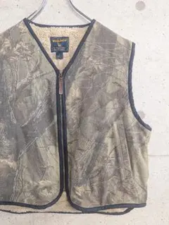 Woolrich リアルツリー　裏ボアベスト　XL