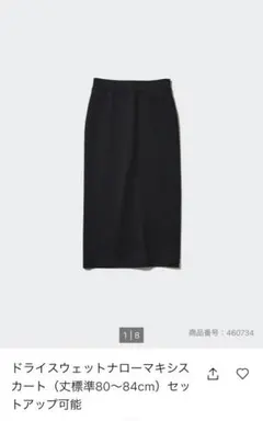 ドライスウェットナローマキシスカート(L)