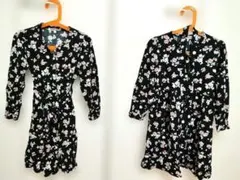 GLOBAL WORK 花柄ワンピース Lサイズ　2枚セット【双子ちゃん】