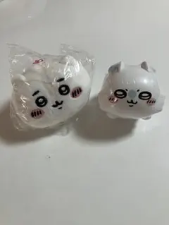 ちいかわの貯金箱 白色 小型➕もちもちフェイスマスコット