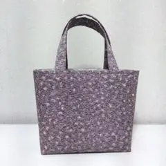 ㉒　手作り布バッグ　着物リメイク