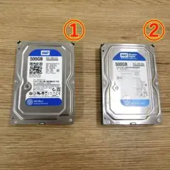 【3.5インチHDD WD Blue】500GB×2個セット