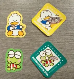 はぴだんぶい あひるのペックル & けろけろけろっぴ ステッカーセット