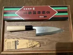 希少品☆訳アリ!!新品＊プロ用 出刃包丁 135㎜＊精魂道場＊青鋼＊播州