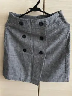 チェック柄タイトスカート ２枚