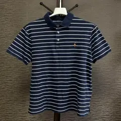 【現行・超美品】ポロ ラルフローレン　カラーポニー刺繍 ポロシャツ L　XL相当